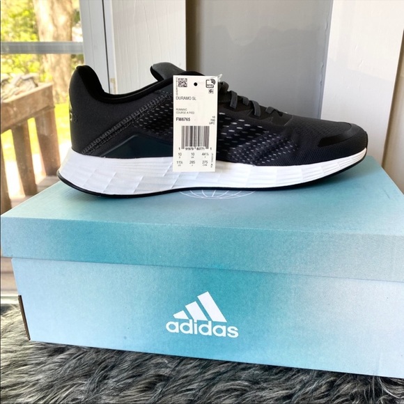 NWT In Box Adidas Duramo sneakers black - Picture 2 of 5